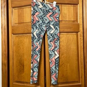 LulaRoe Leggings, One Size, Geometric Pattern